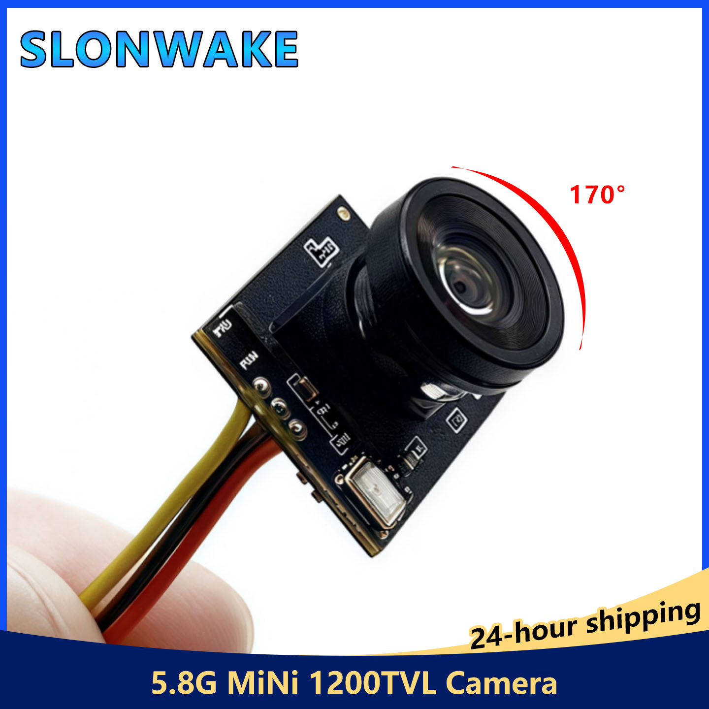 Drone Camera Wide Angle - SLONWAKE Ultra Mini 5.8G FPV Camera