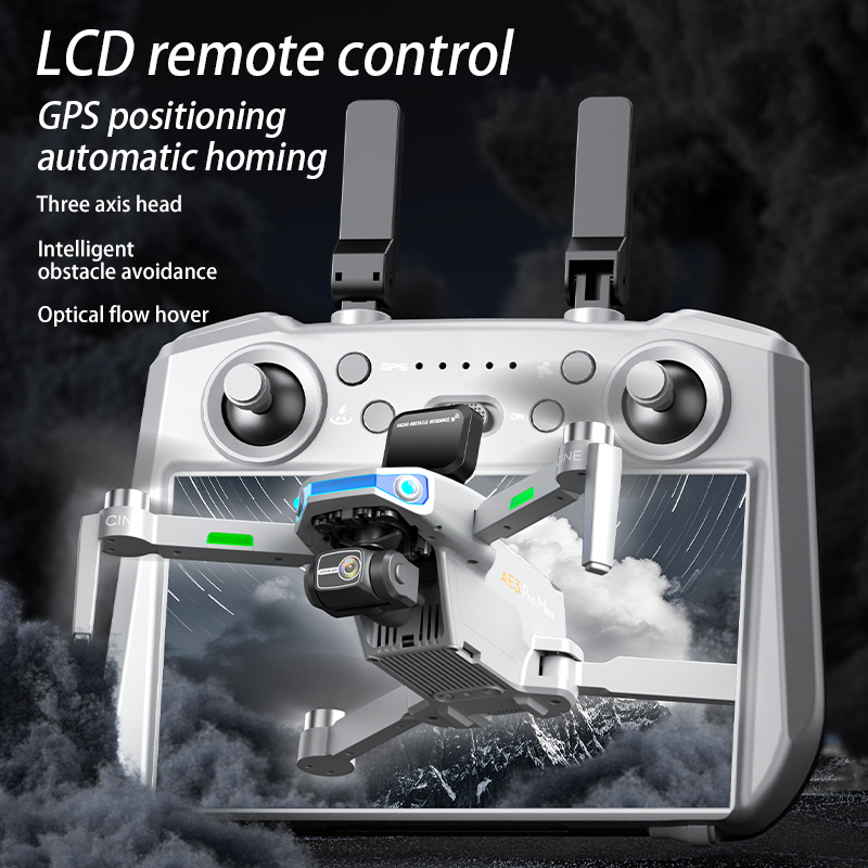 AE3 PRO Max NEW LCD SC GPS Dro - đánh giá và giá Drone Camera With Gimbal
