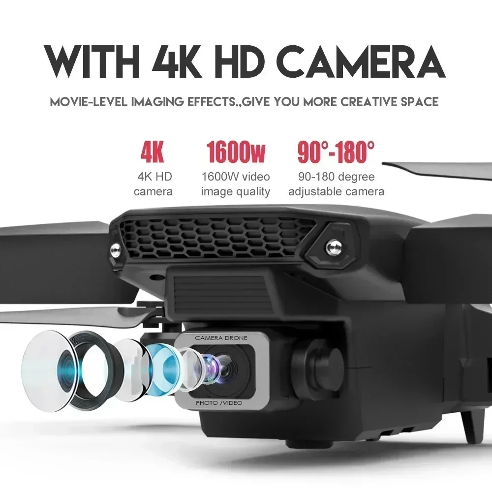 E88 Pro WIFI FPV Drone Wide An - đánh giá và giá Drone Camera Hd