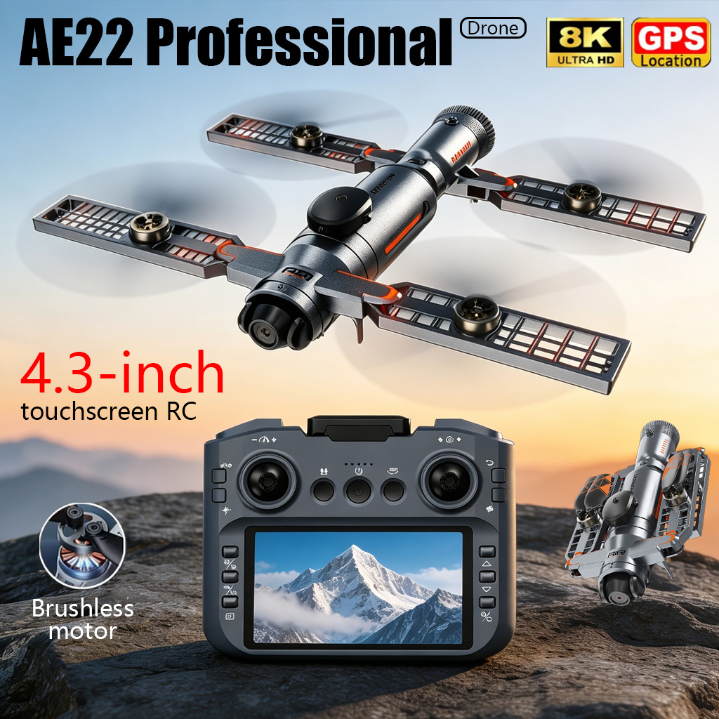 Upgraded AE22 PRO MAX Foldable - đánh giá và giá Drone Camera Waterproof