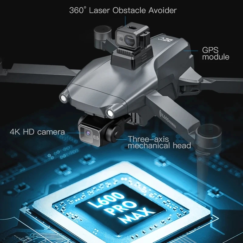 L600 PRO MAX GPS Drone Profess - đánh giá và giá Drone Camera Hd