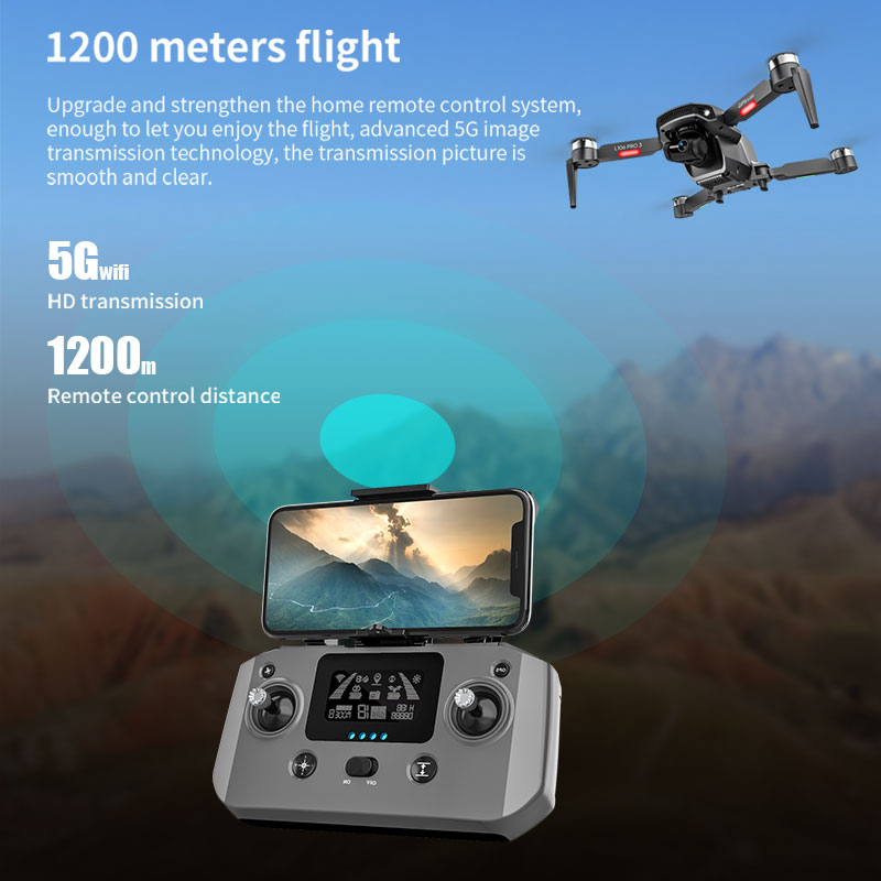 L106 Pro 3 Drone 5G WIFI FPV F - đánh giá và giá Drone Camera With Gimbal